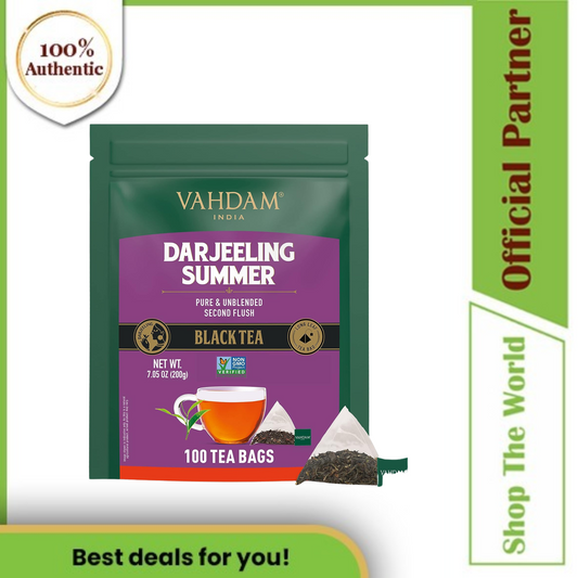 Vahdam Darjeeling Summer Tea (100 TB)