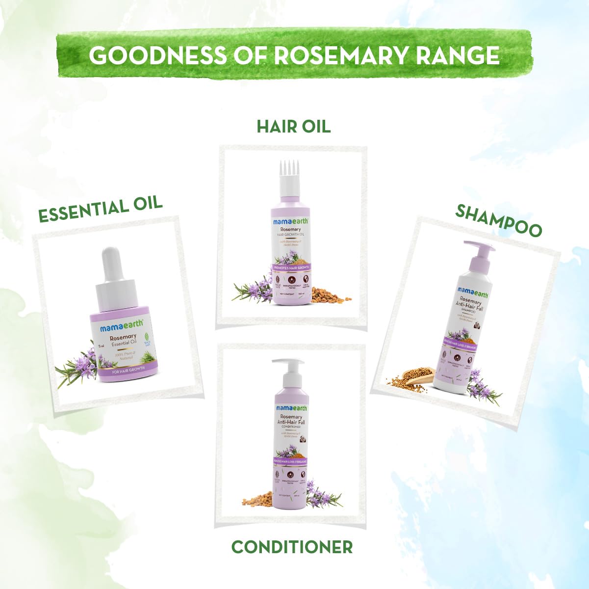 Mamaearth Hair Growth Rosemary Essential Oil - 15 ml