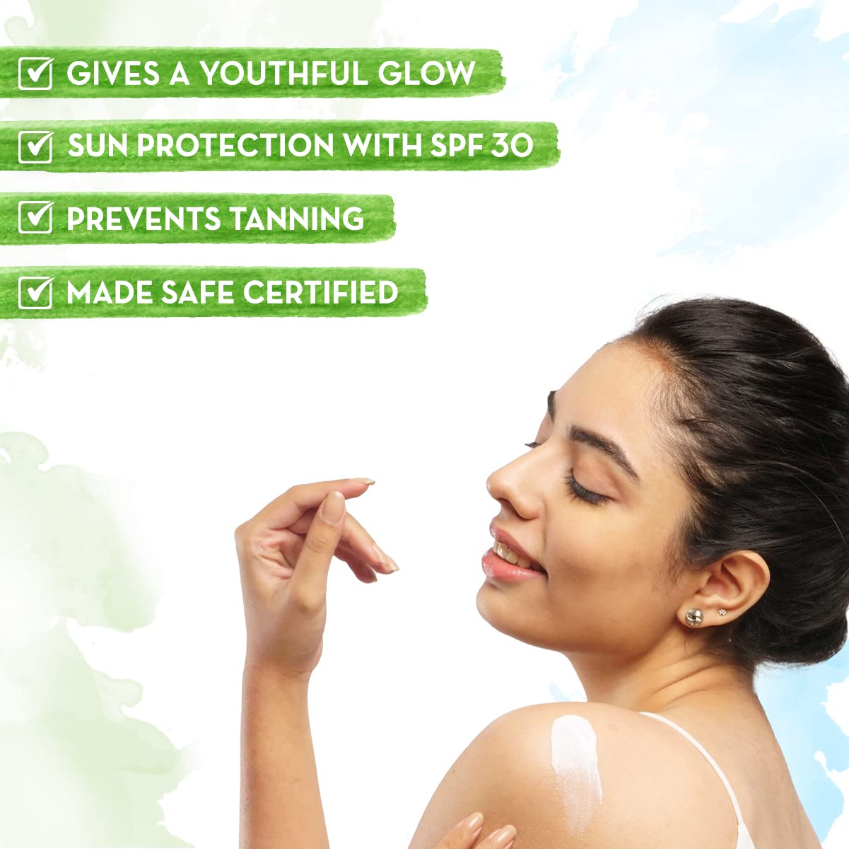 Mamaearth Youthful Glow Aloe Vera Sunscreen Body Lotion SPF 30 - With Aloe Vera & Ashwagandha  - 300 ml