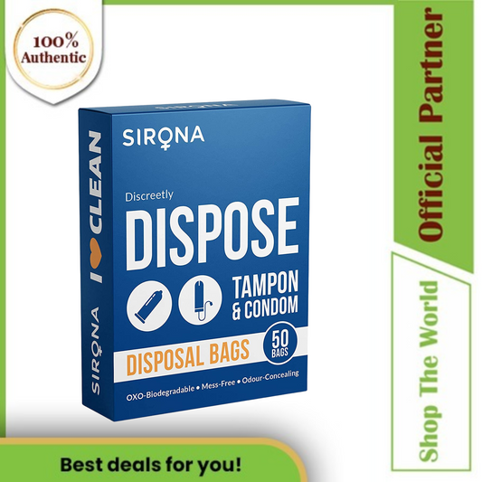 Sirona Discreet Tampons and Condoms Disposal Bags - 50 Bags
