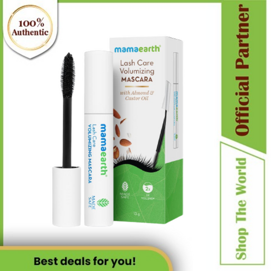 Mamaearth 2X Instant Lash Care Volumizing Mascara with Castor Oil & Almond Oil - 13 gm