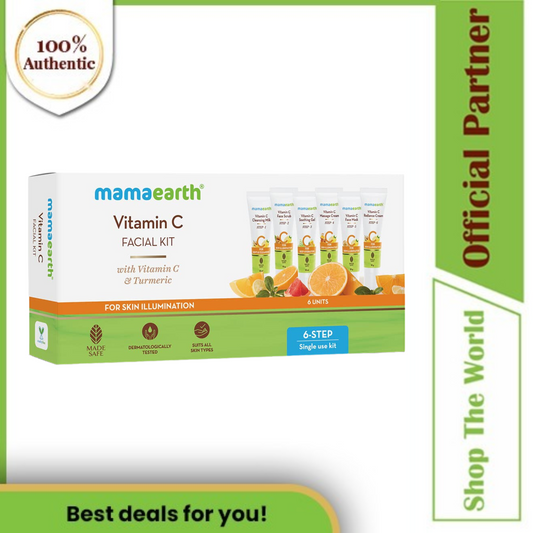 Mamaearth Skin Illumination Vitamin C Facial Kit with Turmeric - 60g