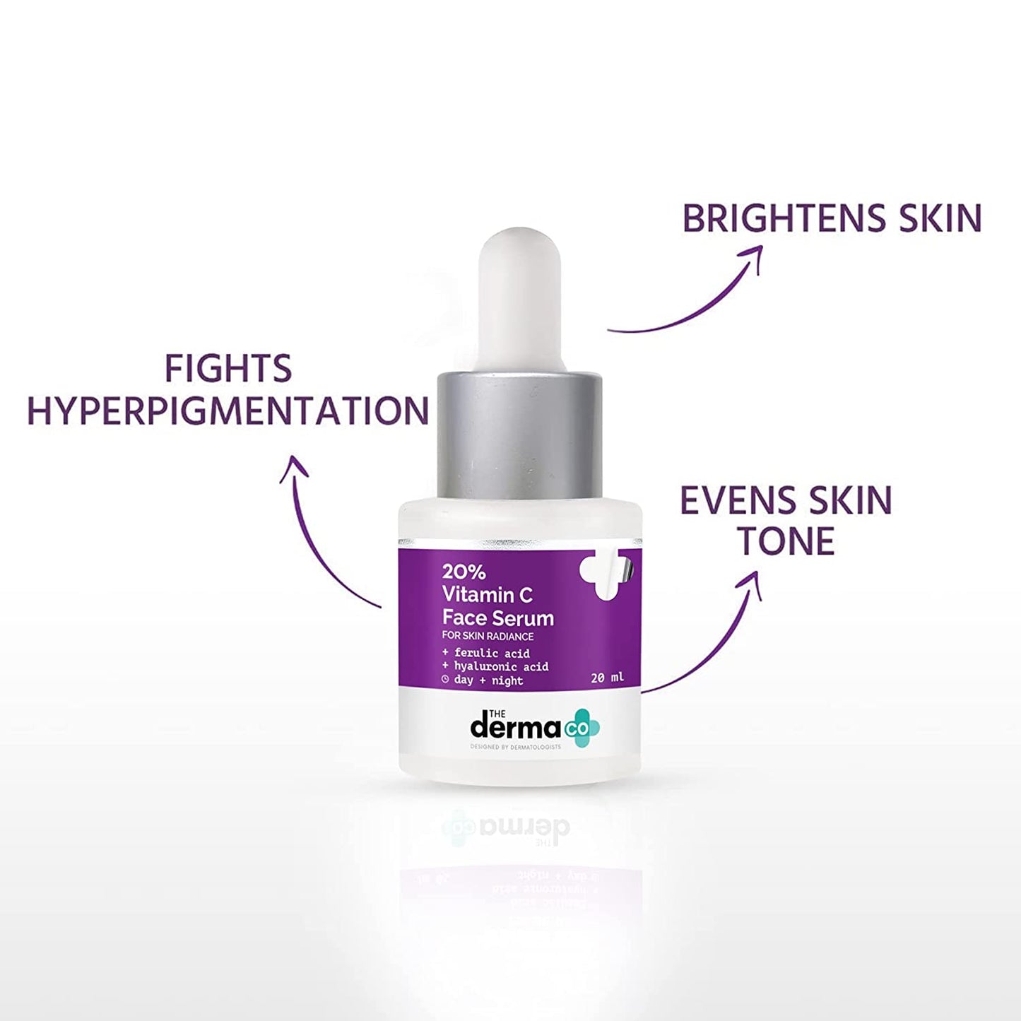 The Derma Co Skin Radiance 20% Vitamin C Face Serum, 20 ml