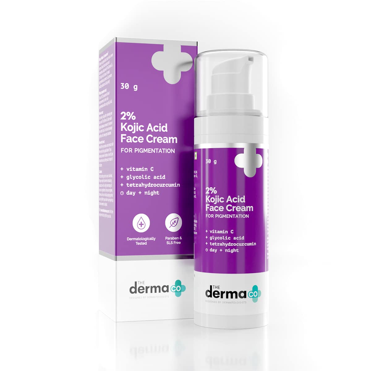 The Derma Co Goodbye Pigmentation Combo (3% AHA-BHA Foaming Face Wash 100 ml + 2% Kojic Acid Face Cream 30 gm)