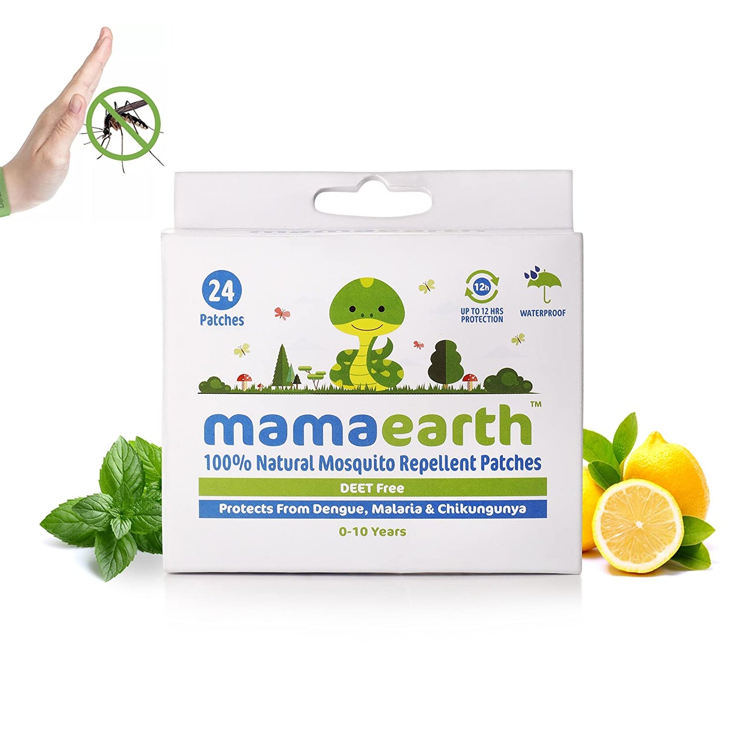 Mamaearth Natural Mosquito Repellent Patches - 24pcs