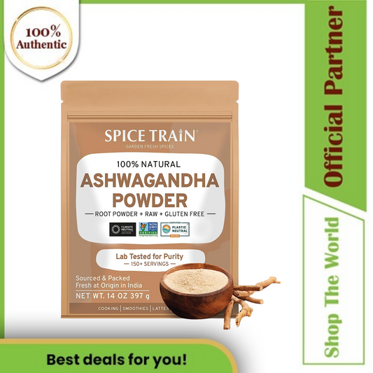 Vahdam Spice Train 100% Natural Ashwagandha Powder (397g / 14oz)
