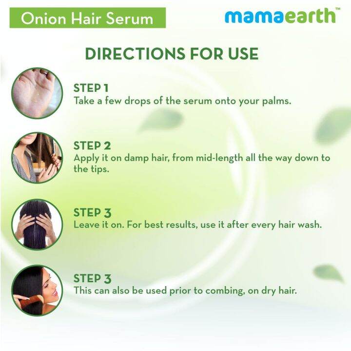 Mamaearth Onion Hair Serum & Hair Oil Combo (Hair Serum 100ml + Onion Hair Oil 150ml)