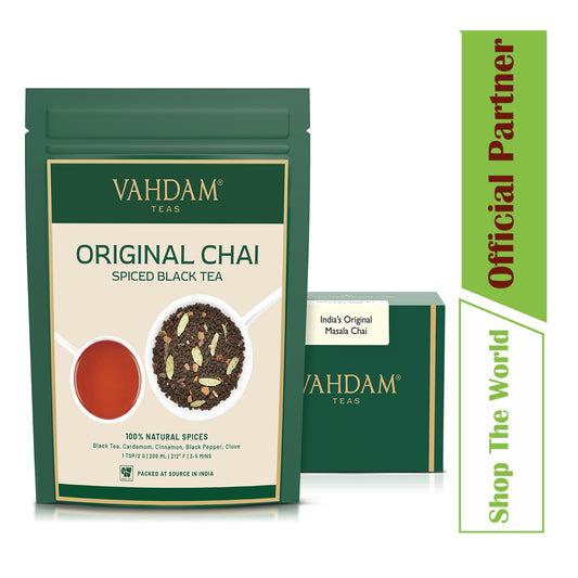 Vahdam Original Chai Spiced Black Tea - 100gm