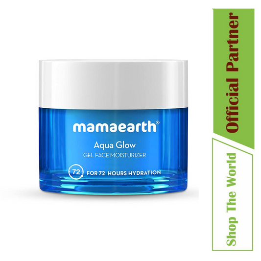 Mamaearth Skin Hydration Aqua Glow Gel Face Moisturizer With Himalayan Thermal Water and Hyaluronic Acid, 100ml