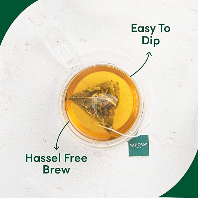Vahdam Turmeric Ginger Herbal Tea (15 Tea Bags)