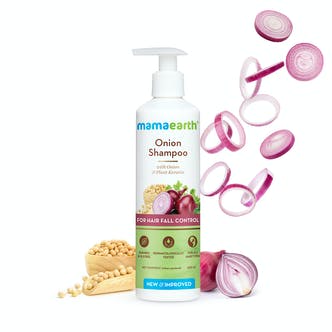 Mamaearth Hair & Scalp Health Trio - Onion Hair Mask 200 gm + Onion Shampoo 250 ml + Onion Conditioner 250 ml