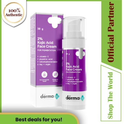 The Derma Co Pigmentation & Skin Toning 2% Kojic Acid Face Cream, 30 gm