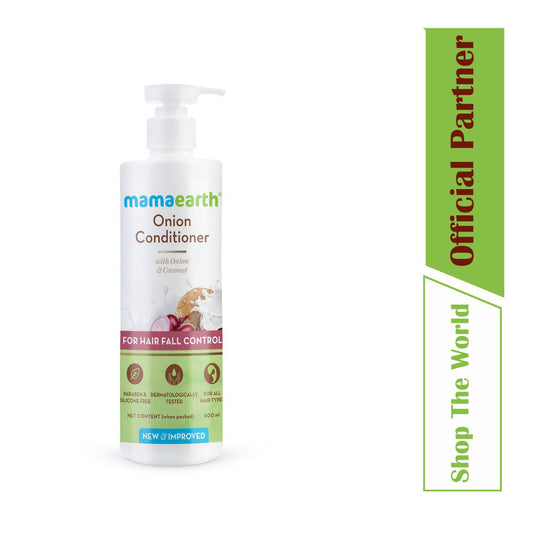Mamaearth Hairfall Control & Hair Regrowth Onion Conditioner with Onion and Coconut - 400ml