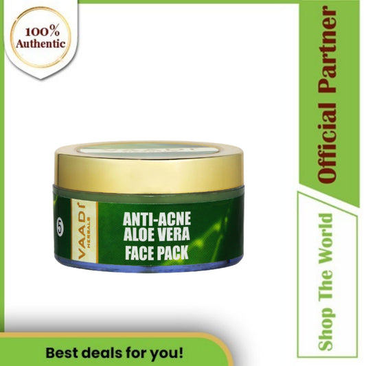 Vaadi Herbals Organic Anti-Acne Aloe Vera Face Pack, 70 gm