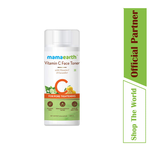 Mamaearth Pore Tightening Vitamin C Face Toner with Cucumber, 200ml