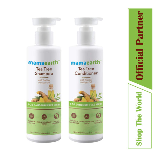 Mamaearth Anti Dandruff Hair Tea Tree Shampoo & Conditioner Duo (250 ml each)