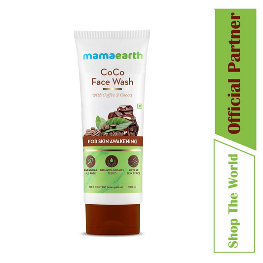 Mamaearth Skin Awakening CoCo Face Wash with Coffee and Cocoa, 100 ml
