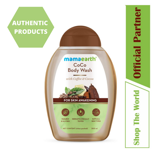 Mamaearth Skin Awakening CoCo Body Wash With Coffee and Cocoa  - 300 ml