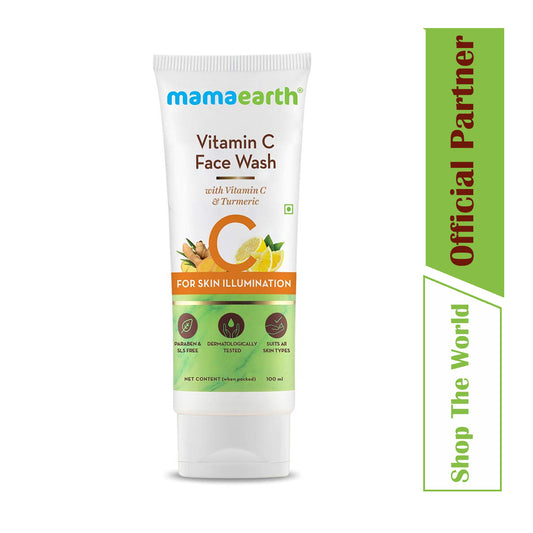 Mamaearth Skin Illumination Vitamin C Face Wash with Turmeric - 100ml