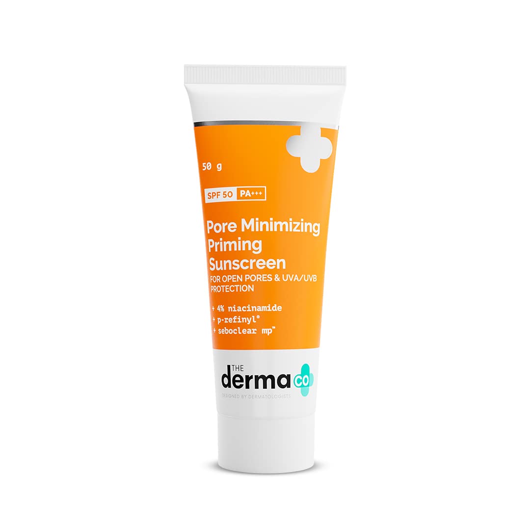 The Derma Co Pore Minimizing Priming Sunscreen with SPF 50 & PA+++ -  50 g