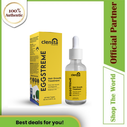 Clensta Eggstreme Hair Growth Treatment Serum with Egg Protein and 1.5% Redensyl - 30ml