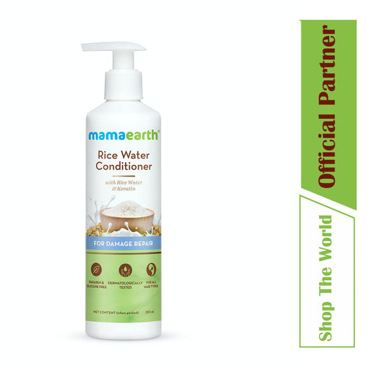 Mamaearth Damage Repair Rice Water Conditioner With Rice Water & Keratin - 250ml