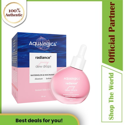 Aqualogica Radiance+ Juicy Dew Drops with Watermleon & Niacinamide - 30 ml
