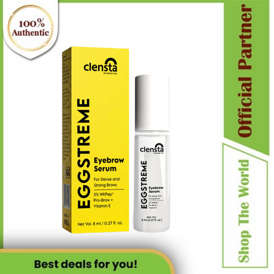 Clensta Eggstreme Eyebrow Serum With Vitamin E & Almond Oil - 8 ml