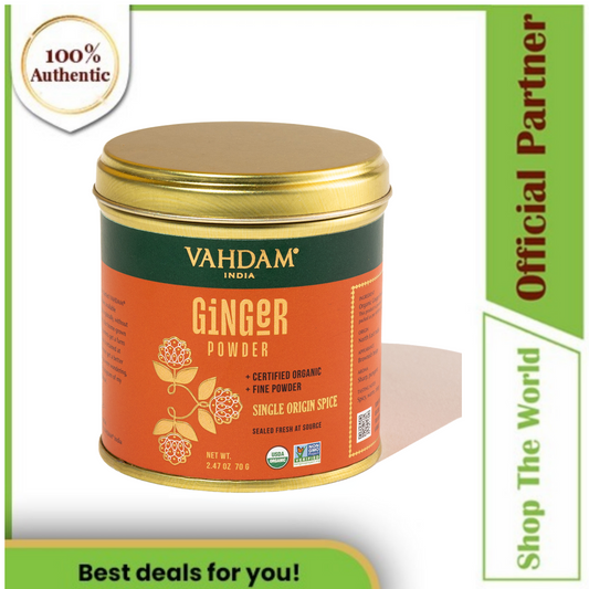 Vahdam Spice Ginger Powder- 70g