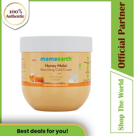 Mamaearth Nourishing Glow Honey Malai Cold Cream - 200 gm