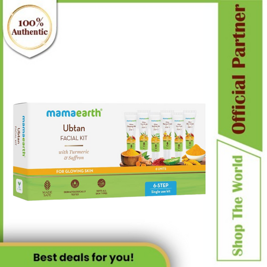 Mamaearth Ubtan Facial Kit with Turmeric & Saffron - 60 g